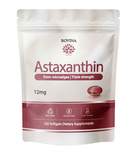 Rovina Sunglow Astaxanthin 12mg Front